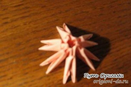 Moduláris origami - Boletus edulis - path origami
