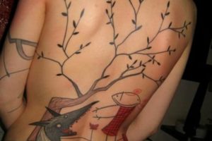 Tatuaj masculin și feminin pe spate - valoare, fotografie, idei, yurtz