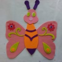 Toy pillangó filcből, ügyes kezek (nemez) Toy pillangó filcből, ügyes kezek