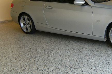 Наливна полімерний підлогу для гаража за низькою ціною - епоксидне покриття для паркінгу