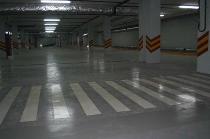 Наливна полімерний підлогу для гаража за низькою ціною - епоксидне покриття для паркінгу