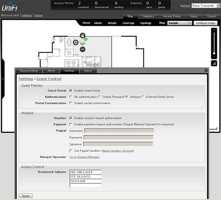 Настрйока vlan, hotspot, обмеження швидкості на unifi ap