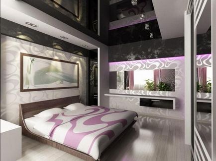 Stretch tavan în dormitor practic sau frumusețe