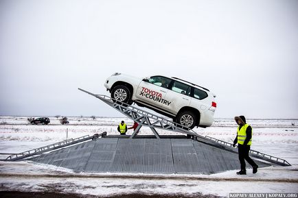 O mică fotoreportaj toyota x-country și clasa de master lexus