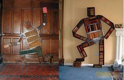 Незвичайні книжкові полиці - ярмарок майстрів - ручна робота, handmade