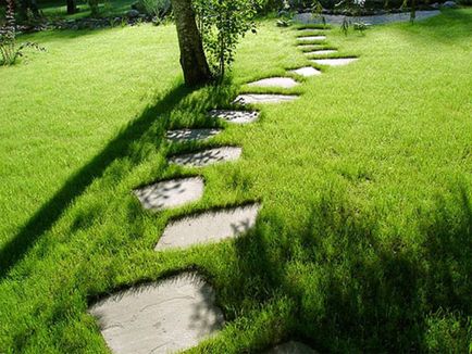 Незвичайні способи укладання садової доріжки з каменю, дачну ділянку
