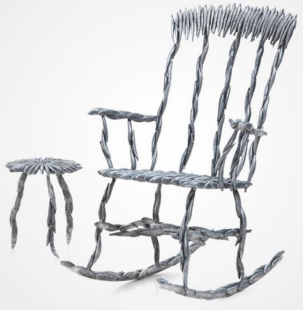 Szokatlan székek a szokásos dekoráció - 50 fotó példák