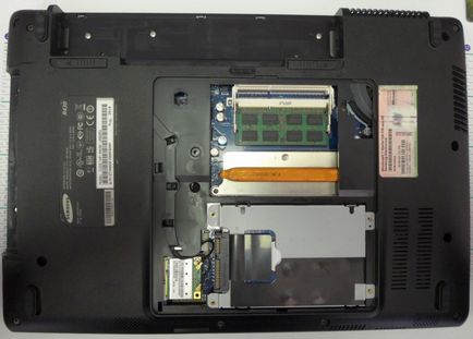 Laptop-uri - curățarea sistemului de răcire laptop de la praf de exemplu de samsung r430, dns expert club