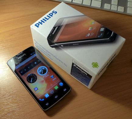 Áttekintés okostelefon Philips Xenium w8510 - szívós és olcsó