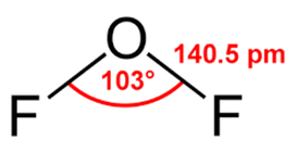 Din2, gradul de oxidare a oxigenului și a fluorului din acesta