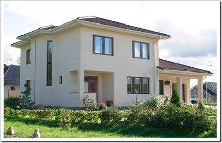 Az ablakok a keret ház (windows frame ház) Az ablakok a keretben házak