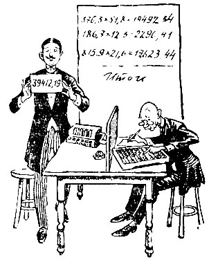On merevítődrót, kvipose, manilakender és Xuan Pan 1959 Kobryń n (csontok) Mintegy csontok, kvipose, abacus és Suan Pan 1959 Mr. Kobrin