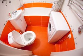 Orange design de baie baie, o combinație de culori
