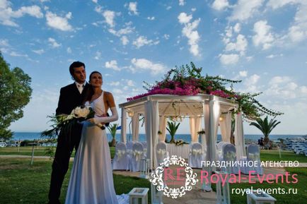 Organizarea unei nunți la Moscova, pentru o nuntă în agenție