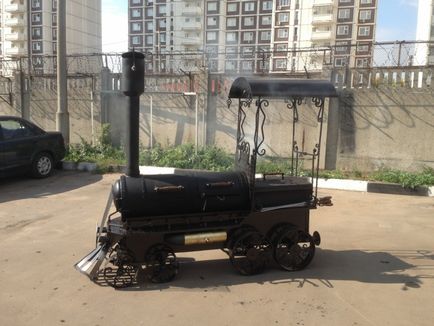 Original brazier sub forma unei locomotive (40 fotografii) - trinitate