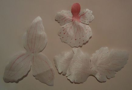 Орхідеї з тканини