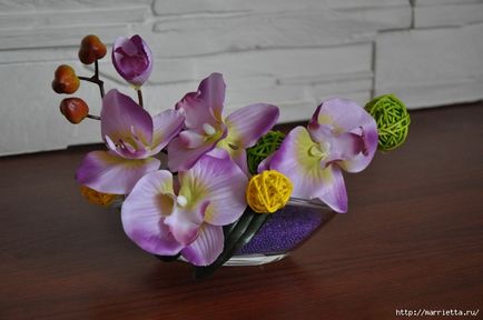 Orhideele din cârpă