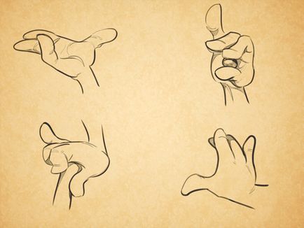 Principiile de animație cum să atragă mâinile de desene animate