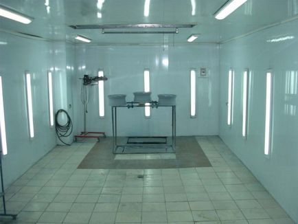 Iluminarea în cabina de pulverizare sfaturi privind organizarea (organizarea) Iluminarea tipurilor de pulverizare pentru organizare