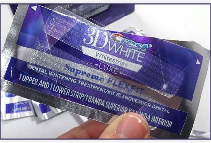 Whitening strips crest 3d alb descriere, preț, recenzii