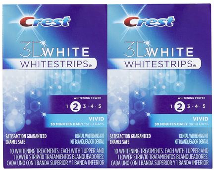 Whitening strips crest 3d alb descriere, preț, recenzii