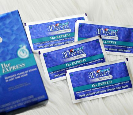 Whitening strips crest 3d alb descriere, preț, recenzii