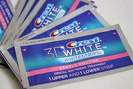 Whitening strips crest 3d alb descriere, preț, recenzii
