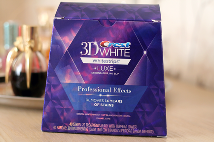 Whitening strips crest 3d alb descriere, preț, recenzii