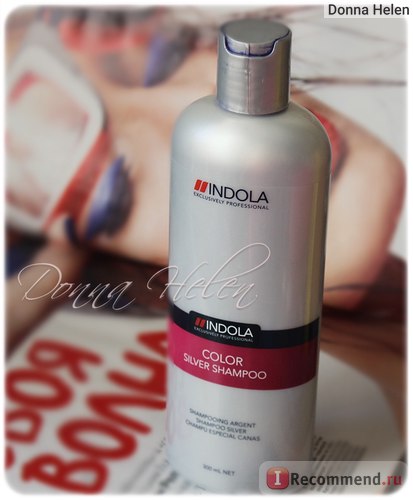 Відтіночний шампунь indola color silver shampoo - «сріблястий блонд буде жити довго