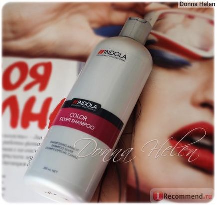 Відтіночний шампунь indola color silver shampoo - «сріблястий блонд буде жити довго