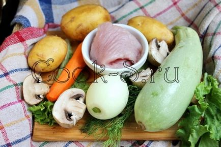 Овочеве рагу з індичкою - покроковий рецепт з фото, різний