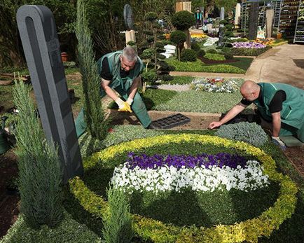 Amenajarea de morminte, cimitire - din frecare