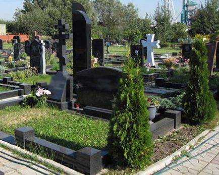 Amenajarea de morminte, cimitire - din frecare