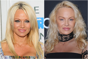 Pamela Anderson sa răsfățat cu plastic - ziua femeii