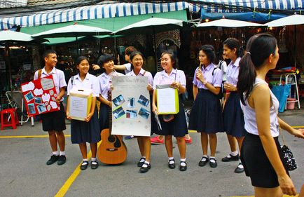 Parcul și piața Chatuchak din Bangkok, viața post-rusă din Asia