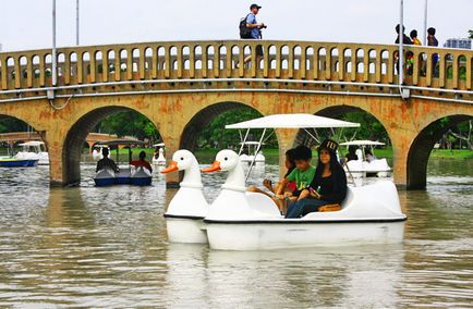 Parcul și piața Chatuchak din Bangkok, viața post-rusă din Asia