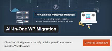 Transfer adatbázis wordpress - részletes útmutatást és plug-inek