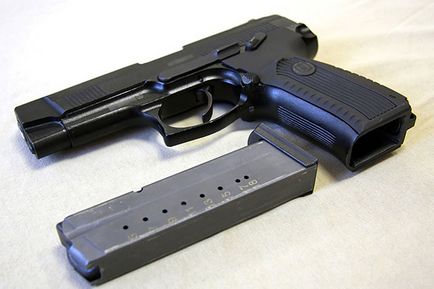 Pistol yarygin (cinci grame -) 9 mm, specificatii tehnice (tth), parte material,