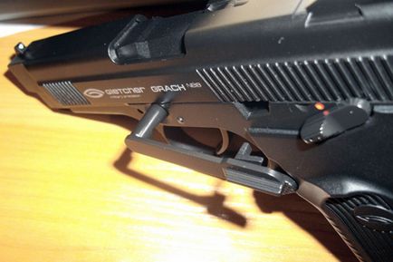 Pistol yarygin (cinci grame -) 9 mm, specificatii tehnice (tth), parte material,
