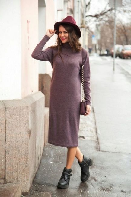 Dress-turtleneck (71 fotografii) cu ce sa poarte