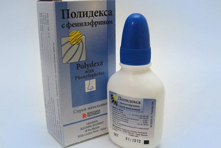 Polidex cu fenilefrină pentru instrucțiuni privind sinuzita maxilară pentru utilizarea sprayului nazal cu revizuiri ale tratamentului