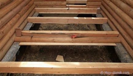 Podele într-o casă din lemn, construirea și repararea unei case cu mâinile tale