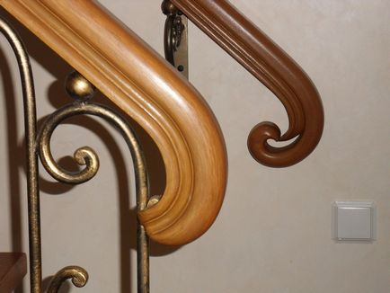 Balustrade pentru scări și șine de perete cu propriile mâini fotografie și preț