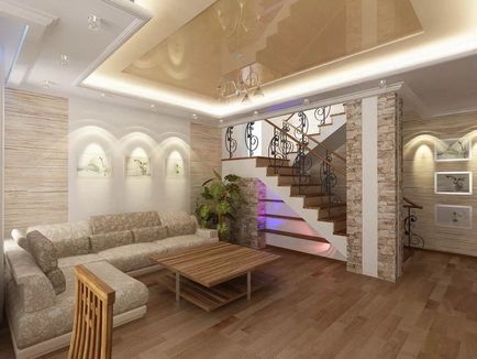 Plafoane pentru cabane din Sankt Petersburg, tavan-loft