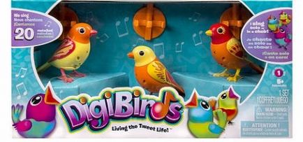 Співоча інтерактивна пташка digibirds, spin master