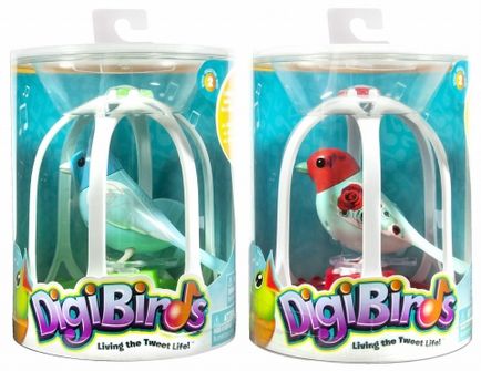 Співоча інтерактивна пташка digibirds, spin master