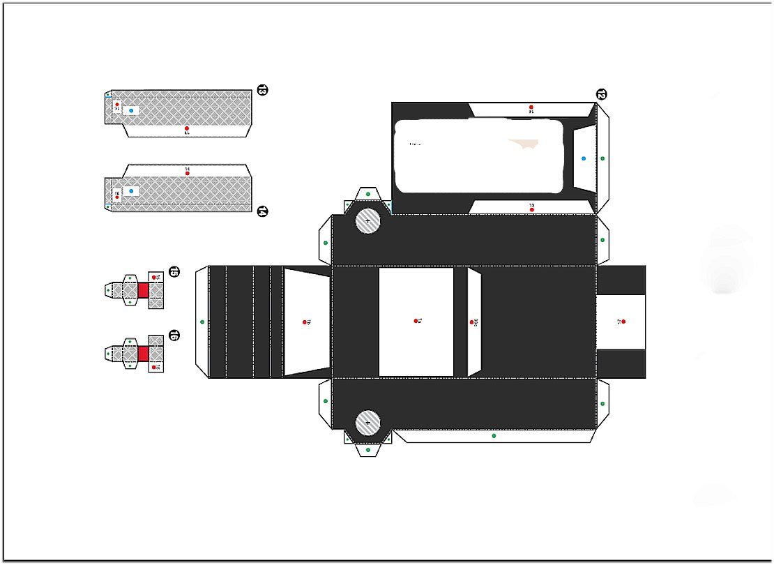 Motorul de incendiu din module de circuit origami