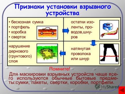 Правила поведінки при загрозі і під час вибуху