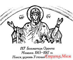 Iconografia ortodoxă a Țării-mamă a lui Theotokos