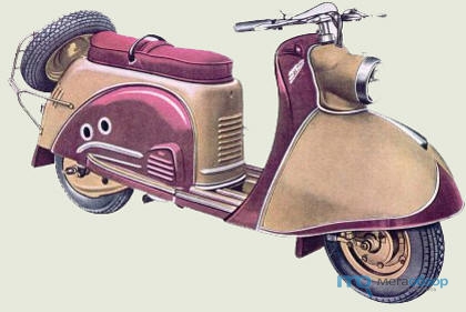 Az őse a modern motorkerékpárok - egy robogó hangya - mega obzor